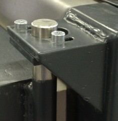 Upevnenie dvierok pece